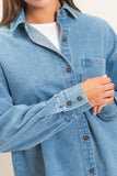 Denim Collared Shirt