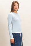 Layered Effect Long Sleeve Top