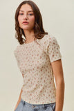 Floral Lace Knit Top