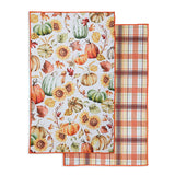 Harvest Pumpkin Printed Microfiber Dishtowel