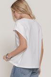 Sleeveless Garment Dyed T-Shirt