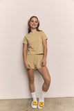 Mineral Washed Cotton Jersey Tee