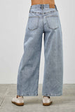 High Rise Low Curve Barrel Leg Jeans