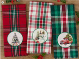 Christmas Magic Embellished Dishtowels Mx Dz