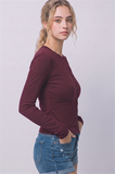 Ribbed Long Sleeve Cardigan