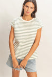 Striped Relaxed Everyday Tee