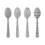 Enameled Stainless Steel Spoon W Pattern