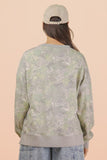 Oversized Knit Camo Top