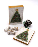 Glittered Solid Table Sign Woodland Tree