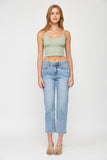 High Rise Straight Leg Jeans