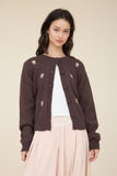 Embroidered Floral Cardigan