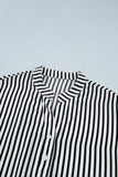 Striped Button Front Shirt