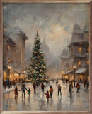 Ice Skating Center 16x20