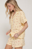 Printed Shirt & Shorts Set