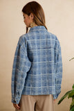 Washed Paid Denim Jacket