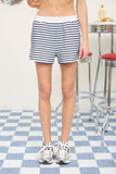 Striped Knit Shorts