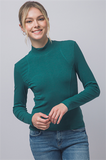 Mock Neck Long Sleeve Top