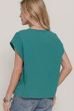 Sleeveless Garment Dyed T-Shirt