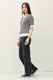 Striped Henley Sweater