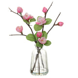 BLOSSOM IN GLASS VASE PK