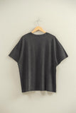 Mineral Washed Oversized Crew Neck Tee