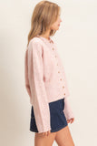 Button Front Collared Cardigan