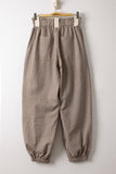 Textured Bow Detail Pants