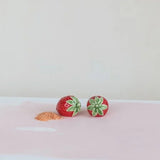 Stoneware Strawberry Shaped S&p Shakers