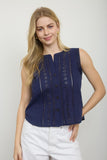 Lace Button Down Top