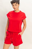 Cap Sleeve Boxy Top