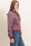 Striped French Terry Hoodie