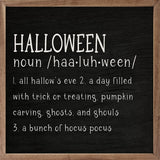 Halloween Definition Black