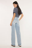 Mid Rise Wide Leg Trousers