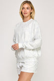 Fleece Camo Sweatshirt