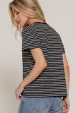 Short Sleeve Striped Tee