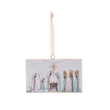 Mdf Hand Painted Nativity Ornament