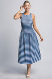 Gingham Smocked Midi Dress