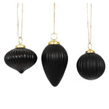 Glass Ornaments, Black