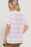 Ciao Bella Striped Graphic Tee