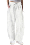 Camo Baggy Barrel Leg Sweatpants