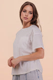 Mineral Washed Knit Top