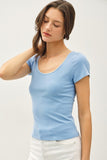 Basic Scoop Neck Tee