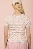 Floral Fitted Casual Top