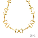 Horse Bit Chain Necklace