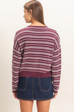 Striped Henley Sweater