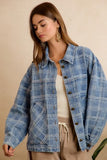 Washed Paid Denim Jacket