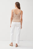 Crochet Pointelle Knit Tank