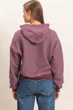 Striped French Terry Hoodie