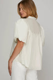 Pintuck Detail Top