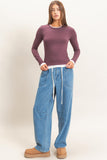 Layered Effect Long Sleeve Top